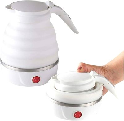 Foldable Travel Electric Kettle-White Color_img_0