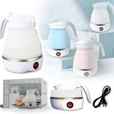 Foldable Travel Electric Kettle-White Color_img_1