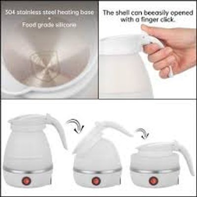 Foldable Travel Electric Kettle-White Color_img_2