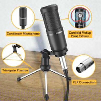 MAONOCASTER Lite Live Streaming Bundle: All-In-One Podcast Production Studio Comes With Digital Audio Interface+ Condenser Mic+ Headphone_img_7