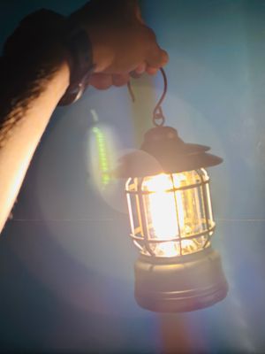 Multifunctional Rechargeable Stepless Dimming Handheld LED Camping Lamp Vintage Portable Lantern_img_6