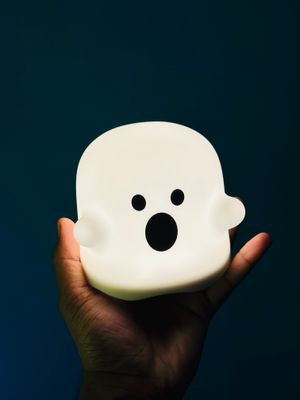Cute Boo Ghost Silicone Lamp Touch Sensor Dimmable LED Ghost Night Lights For Children Bedroom_img_5