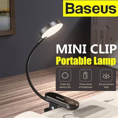 Baseus Rechargeable Mini Clip Lamp For Book Reading, Aquarium, Laptop Keybaord Light Portable And Useful (DGRAD-0G)_img_2
