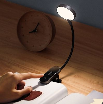Baseus Rechargeable Mini Clip Lamp For Book Reading, Aquarium, Laptop Keybaord Light Portable And Useful (DGRAD-0G)_img_9