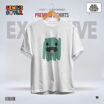 Green Dino Premium Drop Shoulder T-shirt - 35_img_1