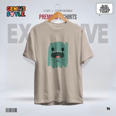 Green Dino Premium Drop Shoulder T-shirt - 35_img_5