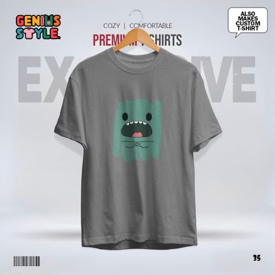 Green Dino Premium Drop Shoulder T-shirt - 35_img_6