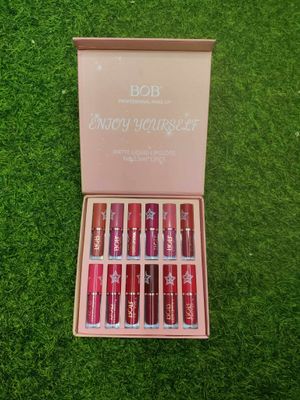 Bob 12 pcs matte lip gloss lipstick_img_1