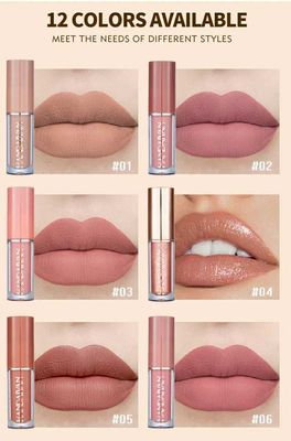 Bob 12 pcs matte lip gloss lipstick_img_2
