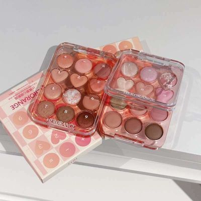 HERORANGE~Love 12 color eye shadow plate (matte)Available in stockShade: 1, 2_img_1