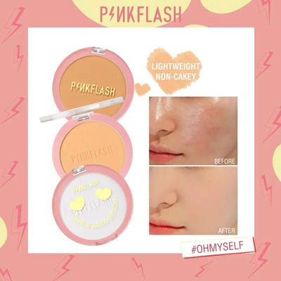 Pink flash face Makeup powder_img_0
