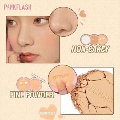 Pink flash face Makeup powder_img_1