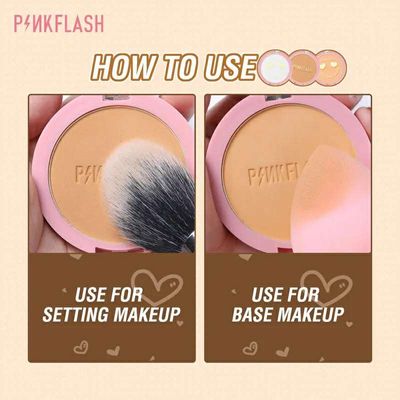 Pink flash face Makeup powder_img_3