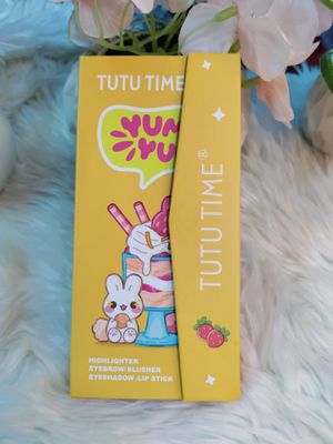 TUTU TIME Eyeshadow+Lipstick+Eyebrow +Highlighter+Blusher_img_1