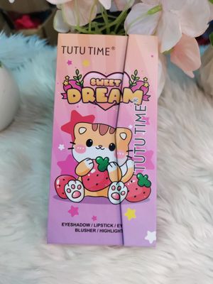 TUTU TIME Eyeshadow+Lipstick+Eyebrow +Highlighter+Blusher_img_4