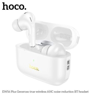 Hoco Ew60 Plus Norman True Wireless Anc BT Headset-White Color_img_2