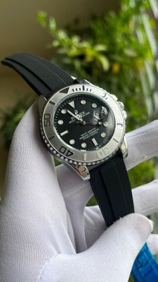 ROLEX YACHT MASTER SILVER BODY BLACK DIAL (AA)_img_0