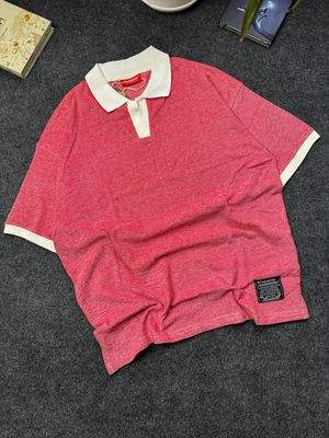 OLD MONEY PK WASH POLO (Rose Red)_img_2