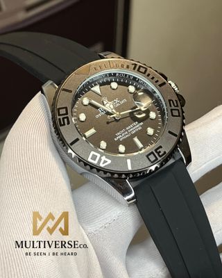 ROLEX YACHT MASTER SILVER-BLACK(AA)_img_1