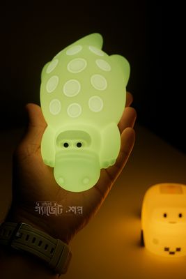 7 Color Crocodile Shape Silicone Night Light Toy for Kids_img_3