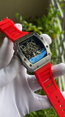 RM SILVER CASE RED STRAP (AA)_img_0
