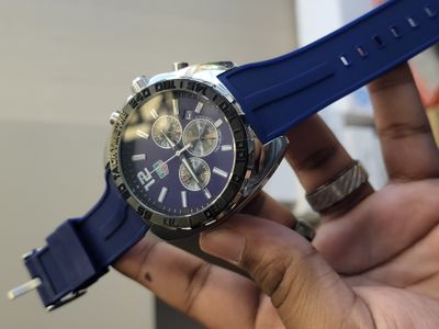 TAG FORMULA 1 SILVER CASE, BLU BELT AND DIAL_img_0