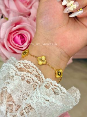 Golden clo*ver bracelet_img_1