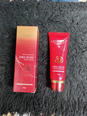 Lanshiou Fire Rose Face wash 100 gm Made in Korea2_img_0