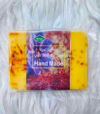 Saffron goat milk soap_img_1
