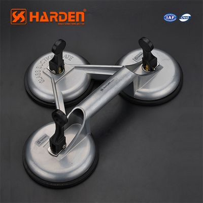 HARDEN Glass Holder, 3 Cups/Legs, 118mm in Dia, Triple Head Glass Suction Plate Glass Holder Triple Claw Suction Lifter Dent Puller Made of Aluminum Alloy; 620607_img_3