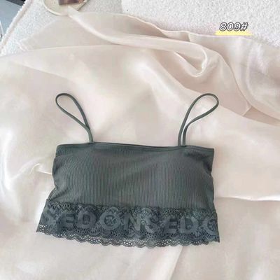 Ice silk crop top bra free size_img_2