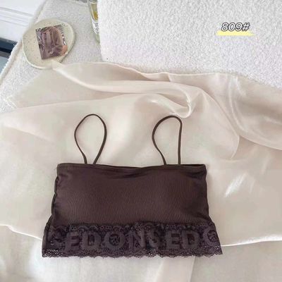 Ice silk crop top bra free size_img_4