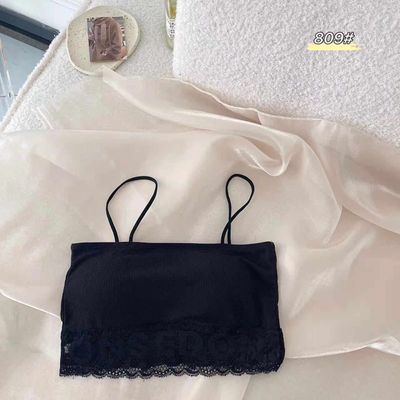 Ice silk crop top bra free size_img_5
