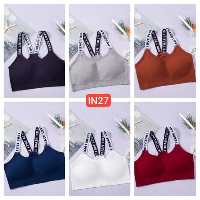 Sports Bra Free Size IN27Free Size: (37kg-65kg)Body Size: 32-40_img_7