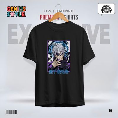Satoru Gojo (Jujutsu Kaisen) Anime Drop Shoulder T-shirt - 38_img_1
