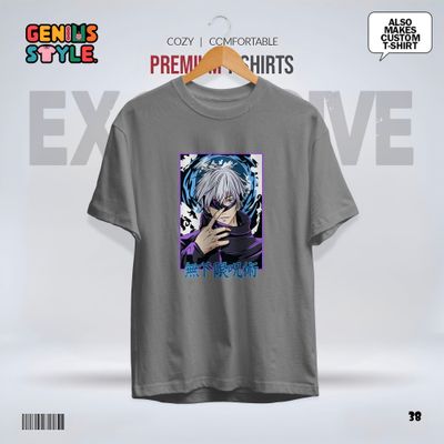 Satoru Gojo (Jujutsu Kaisen) Anime Drop Shoulder T-shirt - 38_img_2