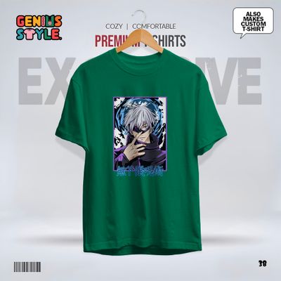 Satoru Gojo (Jujutsu Kaisen) Anime Drop Shoulder T-shirt - 38_img_4