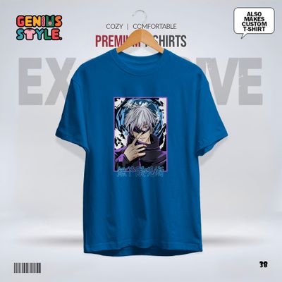 Satoru Gojo (Jujutsu Kaisen) Anime Drop Shoulder T-shirt - 38_img_6