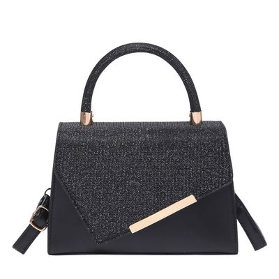 2025 Autumn and Winter New Shoulder Bag Western Style Elegant Bright Diamond Crossbody Bag Niche Design Elegant Small Square Bag for Women_img_1
