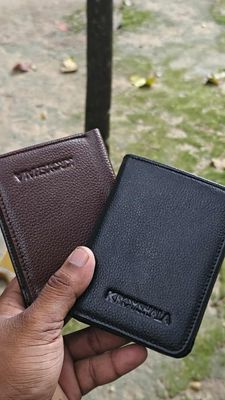 Black Premium 100% Genuine Cow Leather Wallet_img_4