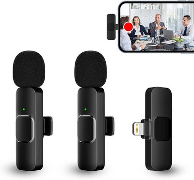 Wireless K9 Microphone Portable Audio Video Recording Mic Mobile C type_img_1