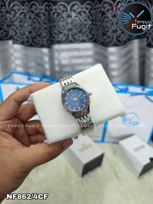 Naviforce 8039 Ladies Chain Watch- Blue Dial- Silver Bezel- Silver Chain- TF Code NF862/4CF_img_5