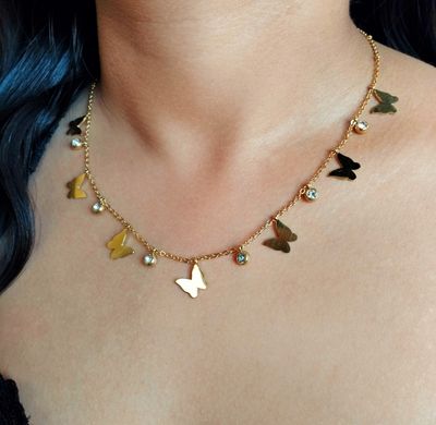 Bella Butterfly charm necklace_img_0