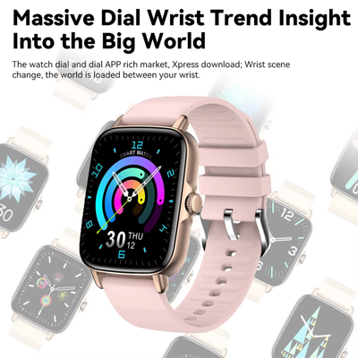 LaiKer 1.7" Smart Watch for Women – Waterproof Fitness Tracker with Voice Assistant & Sleep Monitor_img_1