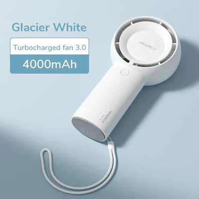 JISULIFE FA43 Handheld Turbo Fan 4000mAh – White Color_img_1