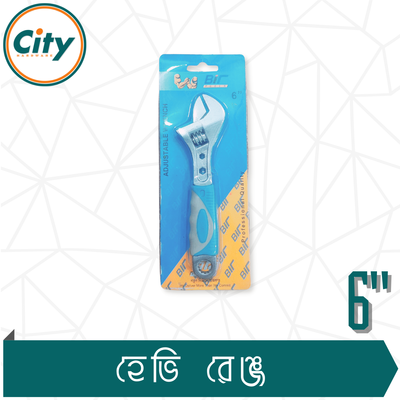 ১ পিস হেভি রেঞ্চ ৬, ৮, ১০ অথবা ১২ ইঞ্ছি সাইজের সামঞ্জস্যযোগ্য ক্রোম সফট রাবার গ্রিপ হ্যান্ডেল ৩ ইন ১ স্প্যানারের সাথে বক্স এন্ড হেক্স ফাংশন_img_3