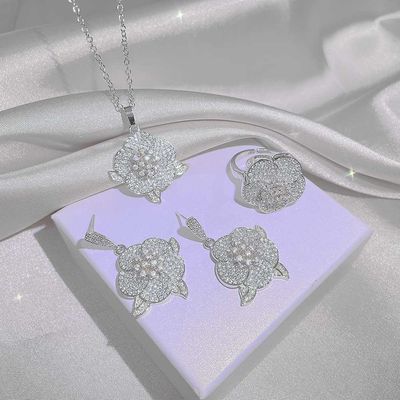 Round Flower Jewellery Set_img_0
