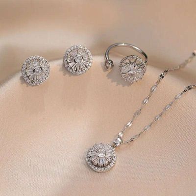 Double layer rotatable necklace_img_1
