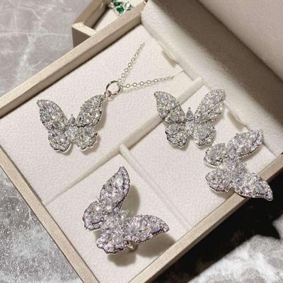 18k gold bright zircon set_img_1
