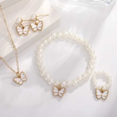 Butterfly Pearl bracelet set_img_1